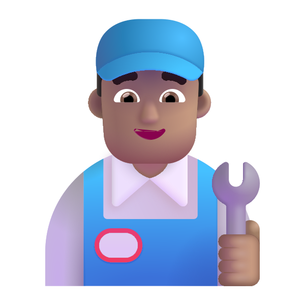 Man Mechanic Color Medium
