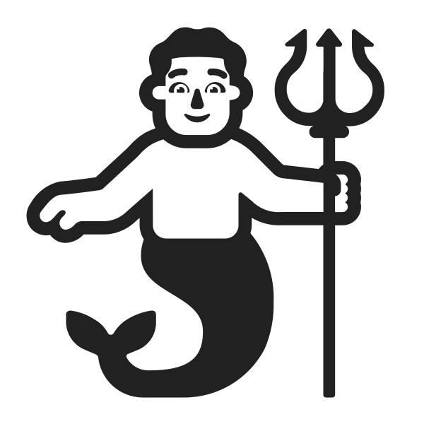 Man Merpeople High Contrast Default