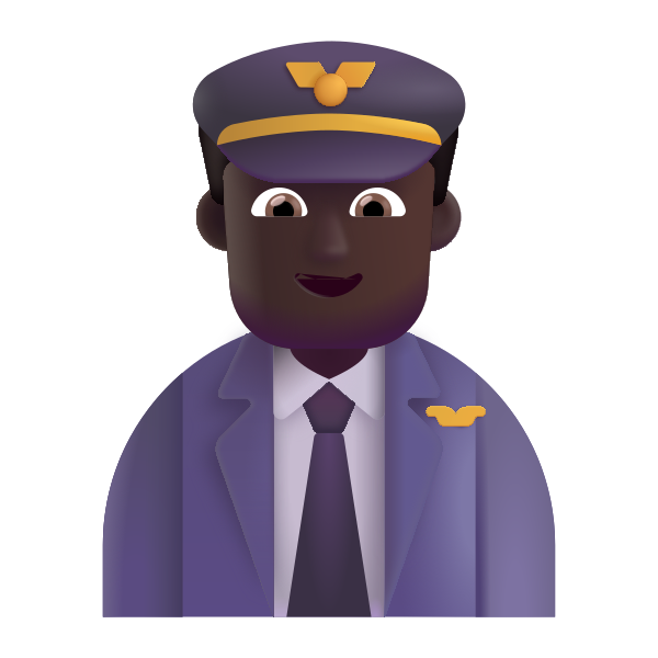 Man Pilot Color Dark