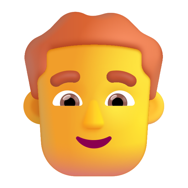 Man Red Hair Color Default Vector