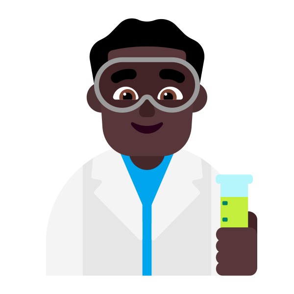 Man Scientist Flat Dark