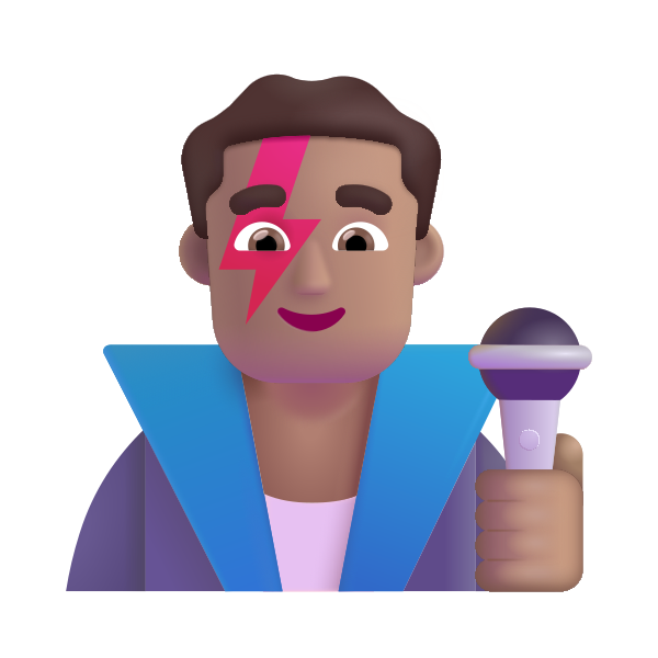 Man Singer Color Medium