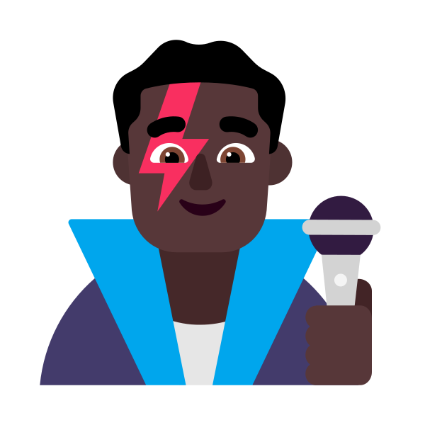 Man Singer Flat Dark
