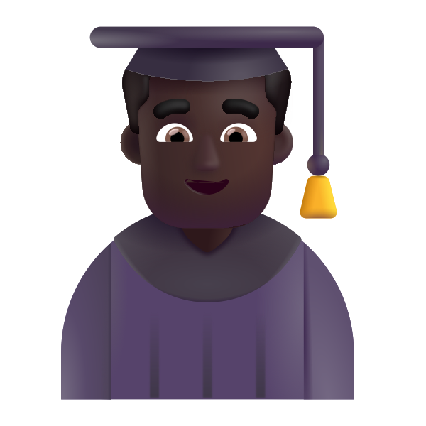 Man Student Color Dark Vector