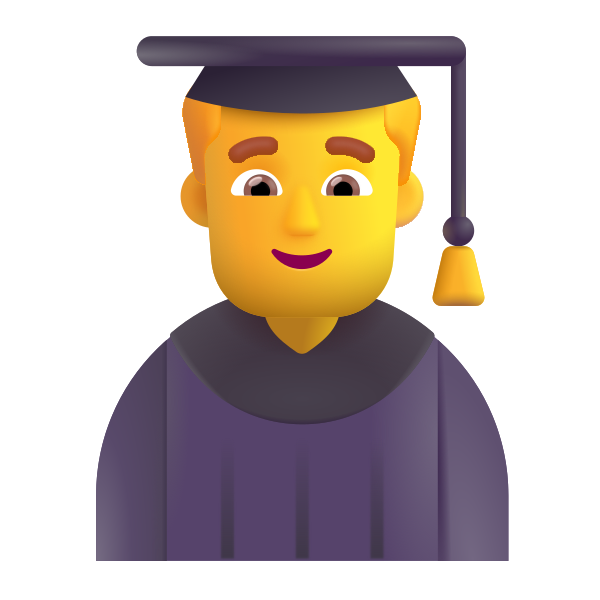 Man Student Color Default Vector