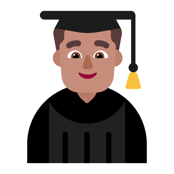 Man Student Flat Medium