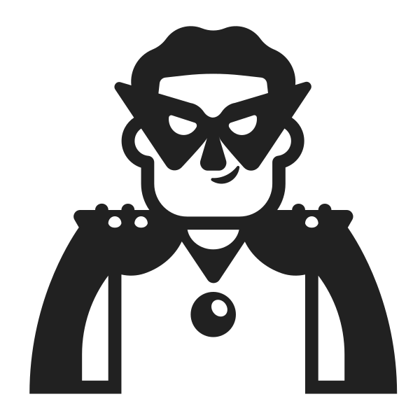 Man Supervillain High Contrast Default