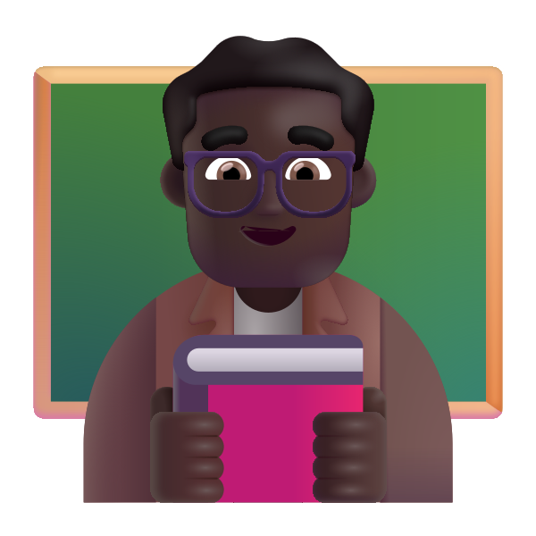 Man Teacher Color Dark