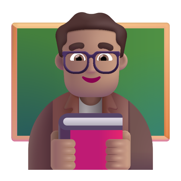 Man Teacher Color Medium