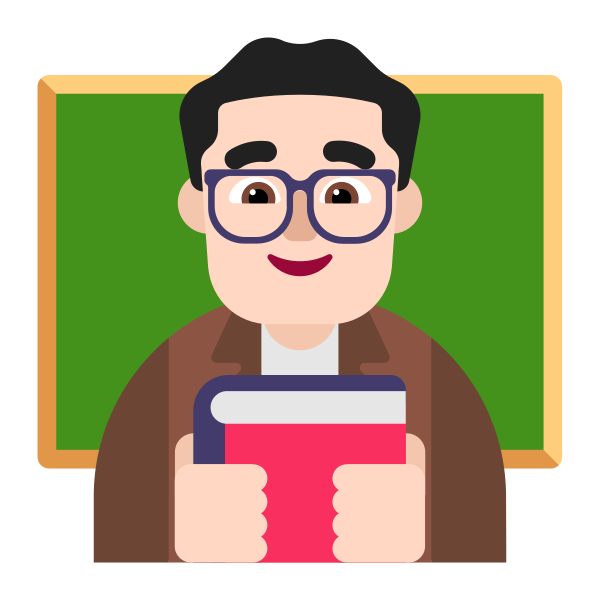 Man Teacher Flat Light