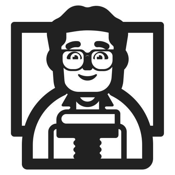 Man Teacher High Contrast Default