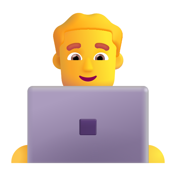 Man Technologist Color Default Vector