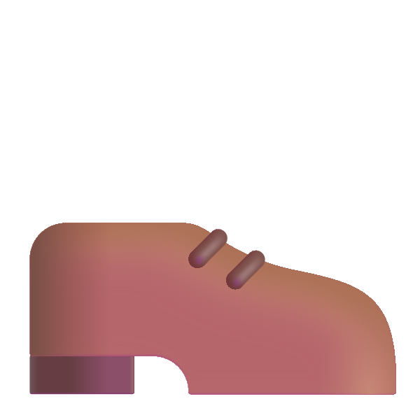 Mans Shoe Color Vector