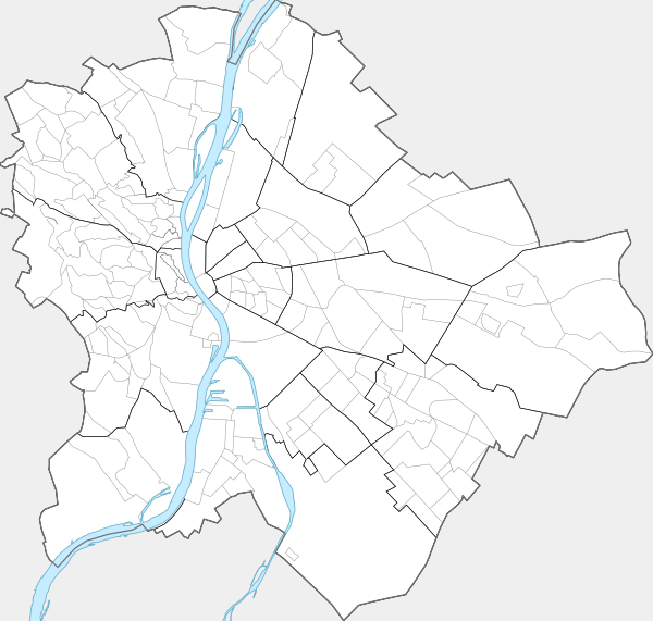Map Budapest Districts And Neighbourhoods