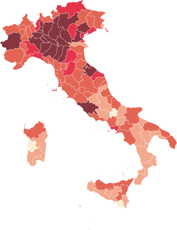 Map Italy San Marino Writing Week Locked Down