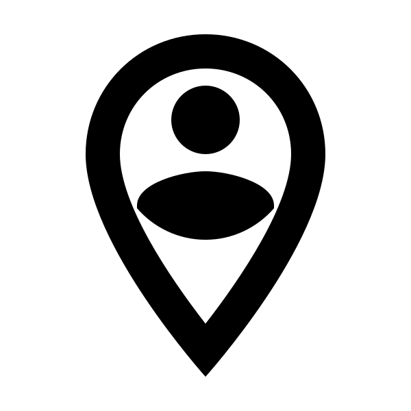 Map Marker Account Outline