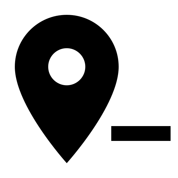 Map Marker Minus