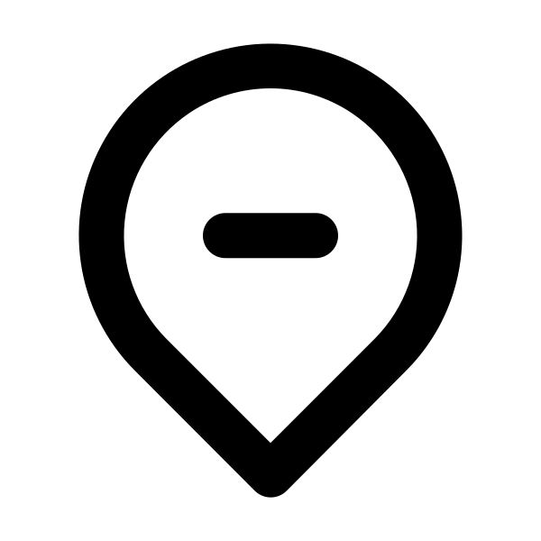 Map Marker Minus