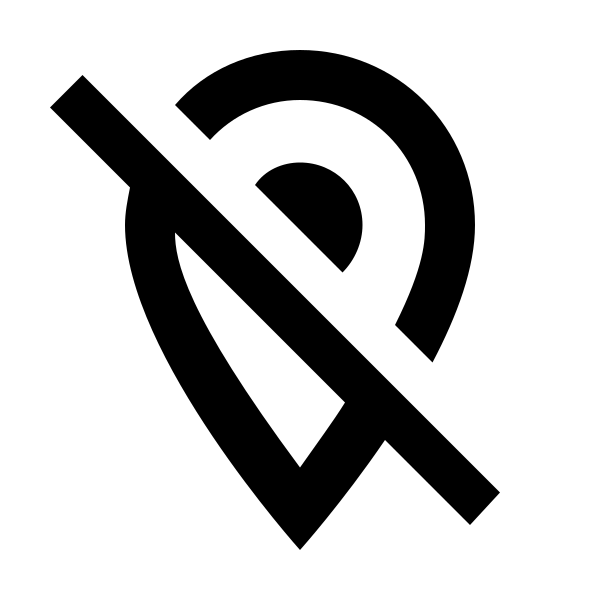 Map Marker Off Outline