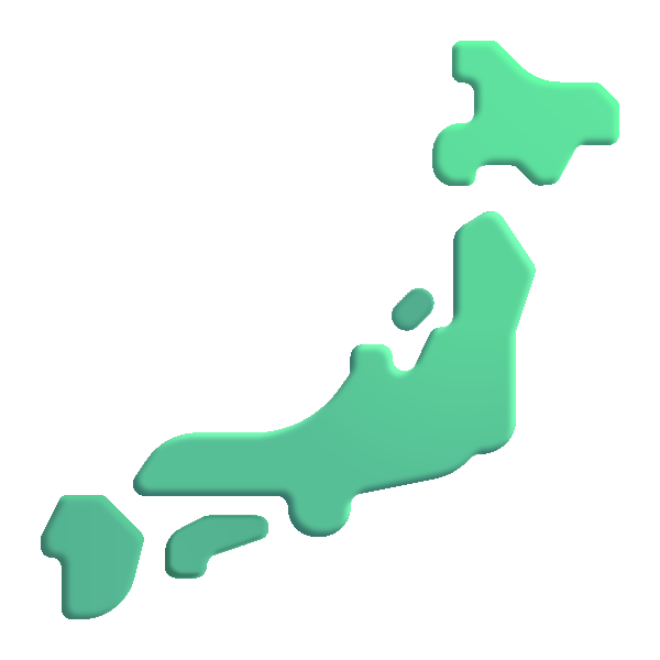 Map Of Japan Color Vector