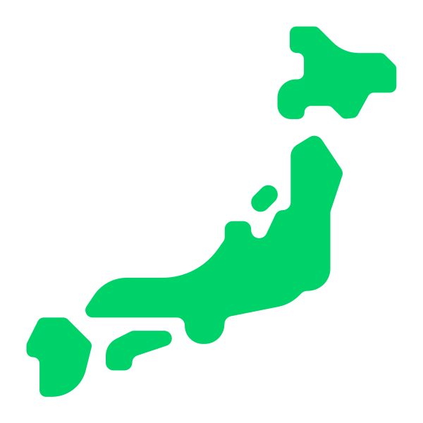 Map Of Japan Flat Vector