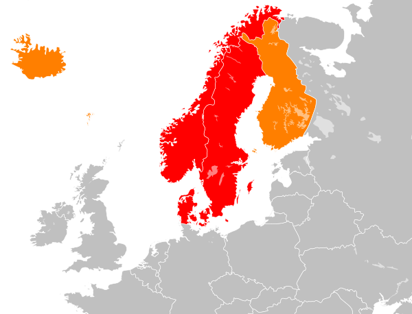 Map Of Scandinavia