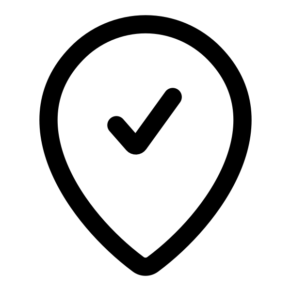 Map Pin Check Inside