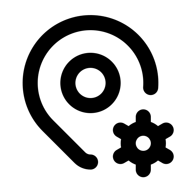 Map Pin Cog