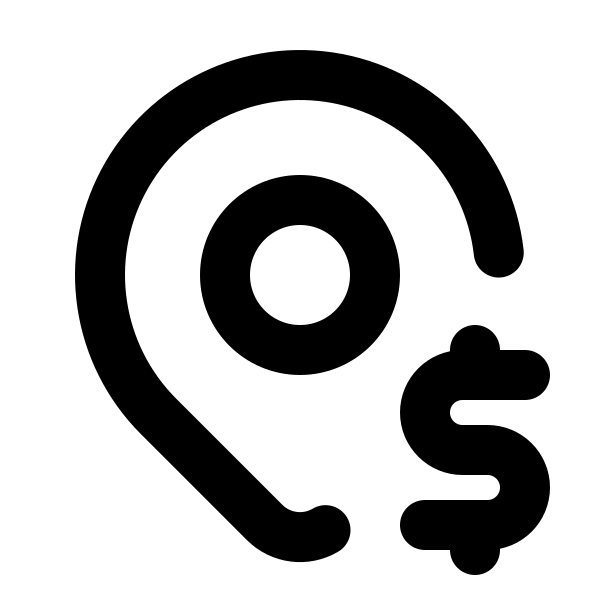 Map Pin Dollar