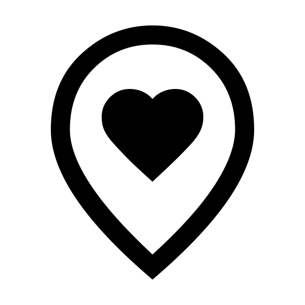 Map Pin Heart