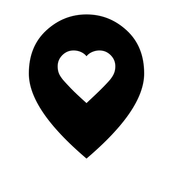 Map Pin Heart Fill