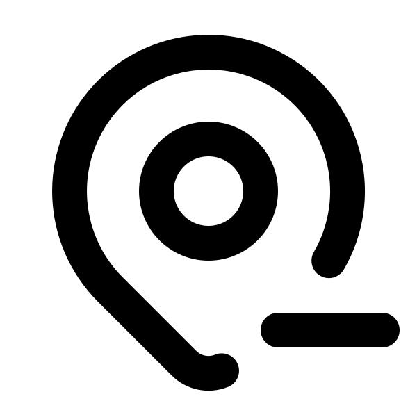 Map Pin Minus