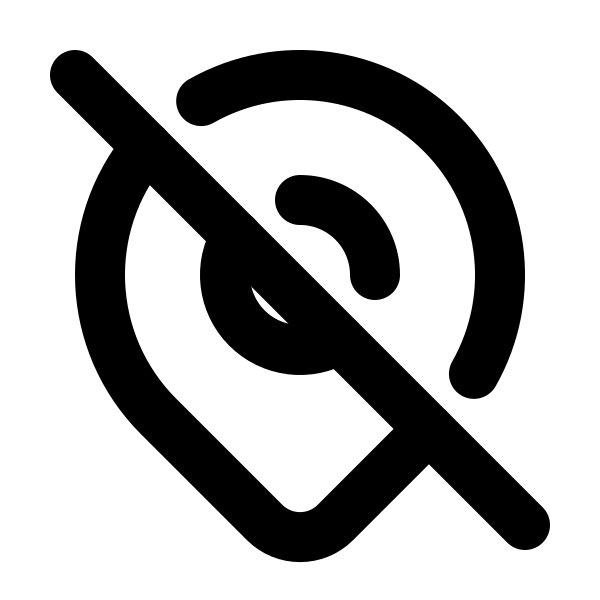 Map Pin Off