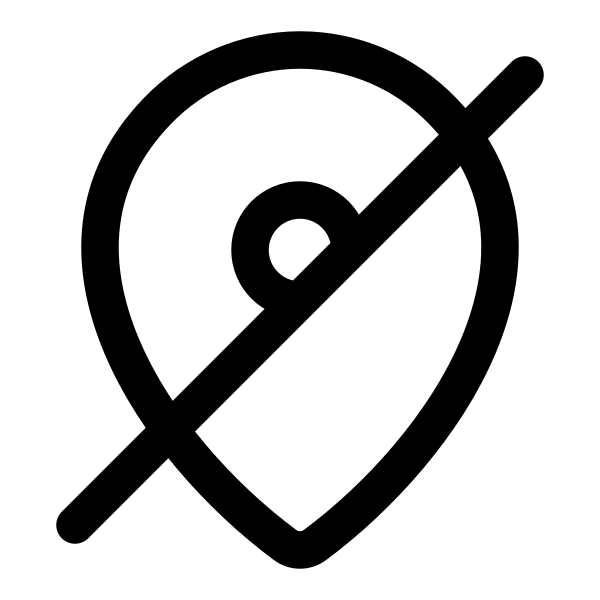 Map Pin Off