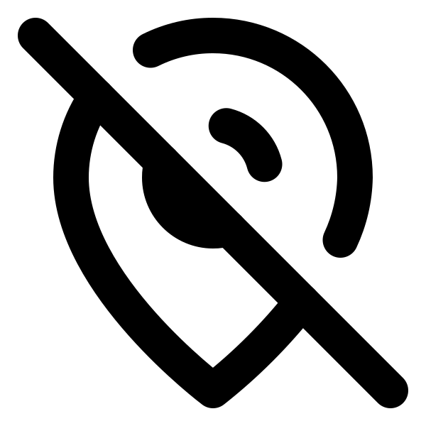 Map Pin Off