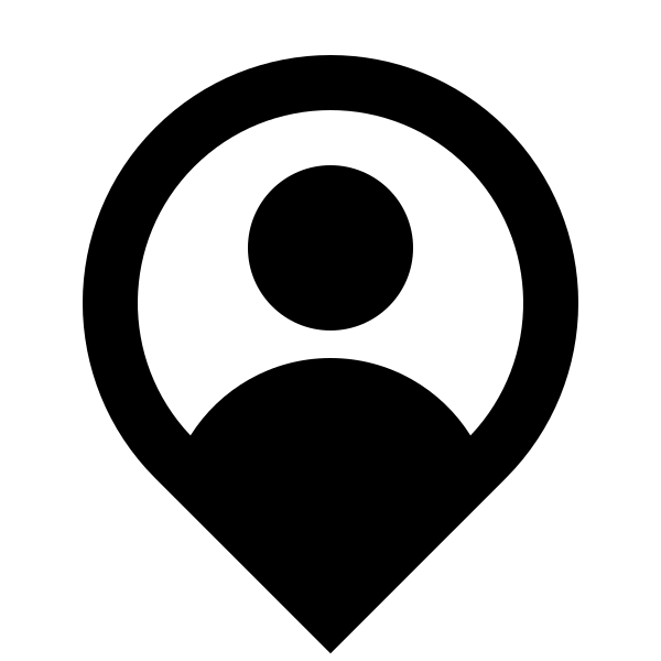 Map Pin User Fill