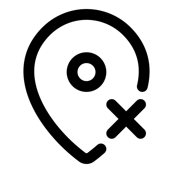 Map Pin X