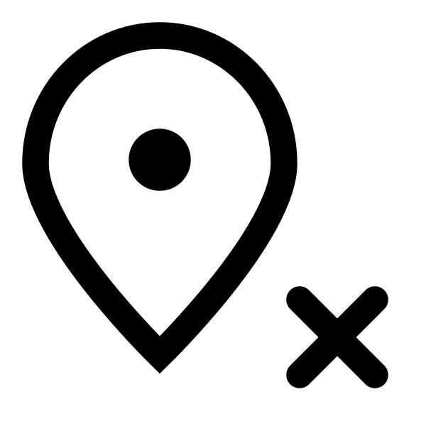 Map Pin Xmark