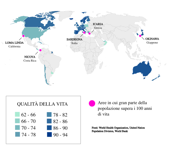 Mappa Topografica Qualità Della Vita Vector