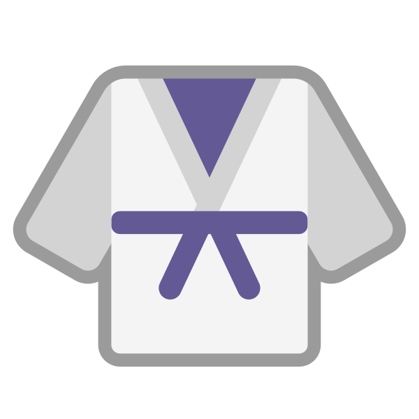 Martial Arts Uniform Flat