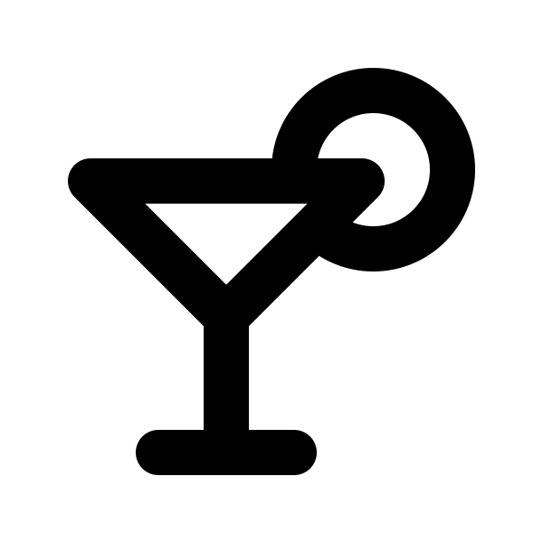 Martini Glass Citrus