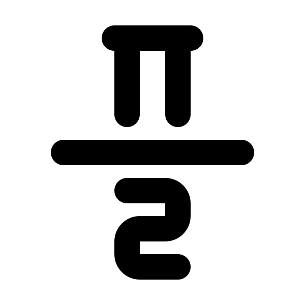 Math Pi Divide 2