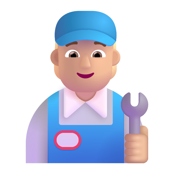 Mechanic Color Medium Light Vector