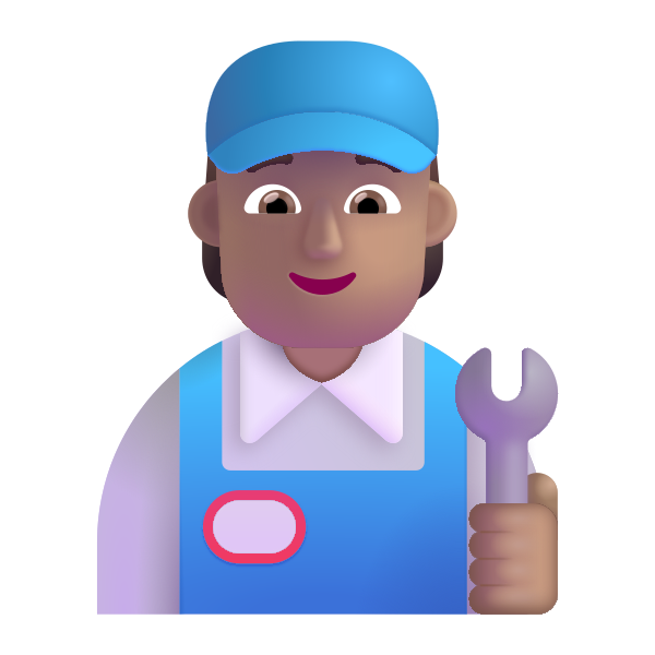 Mechanic Color Medium Vector