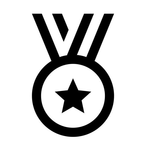 Medal Solid Vector