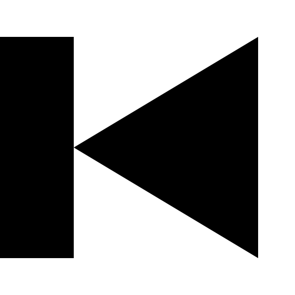 Media Step Backward Vector