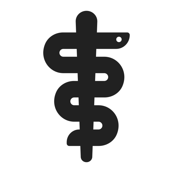 Medical Symbol High Contrast Vector