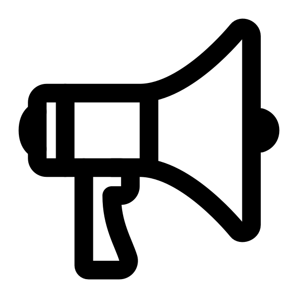 Megaphone Outline