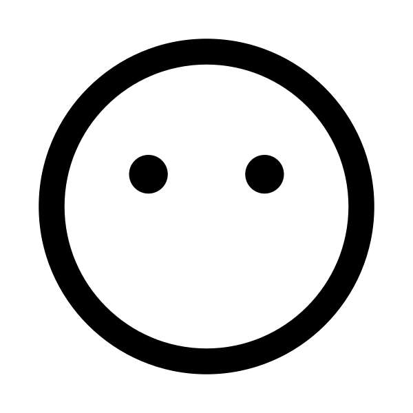 Meh Blank Solid Vector
