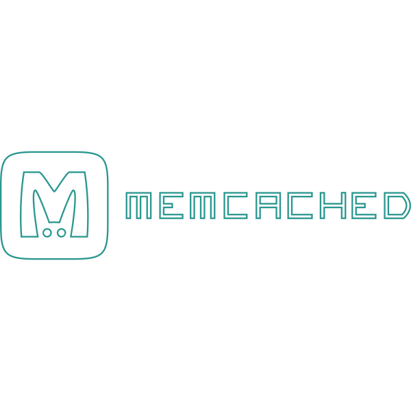 Memcached Line Wordmark